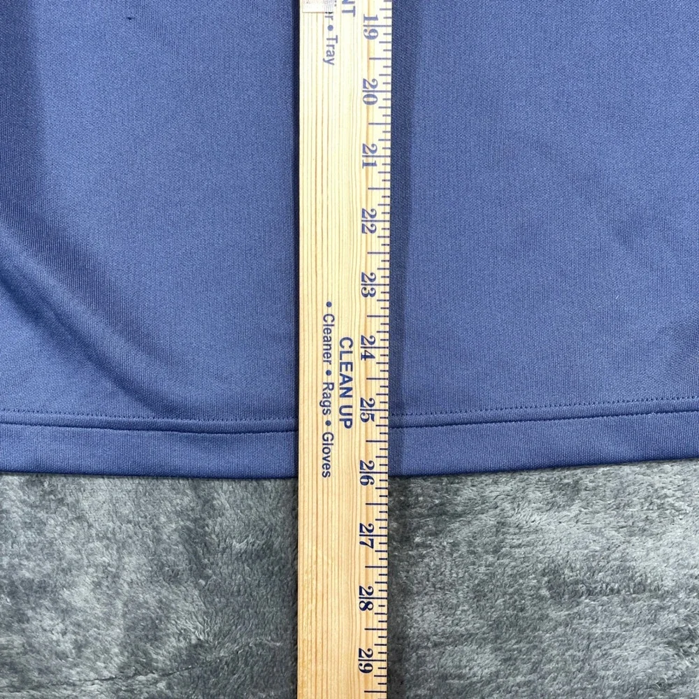 Bolle Mens Blue‎ Quarter Zip Pullover Performance Activewear Top Size Medium